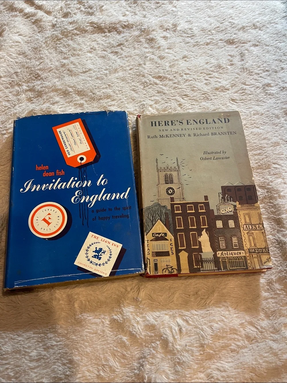 Vintage here’s England and invitation to England books hardcover